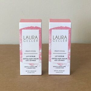 2 Pack Laura Geller Prep Stick Lip Scrub 0.16 oz Gently Exfoliate + Condition￼